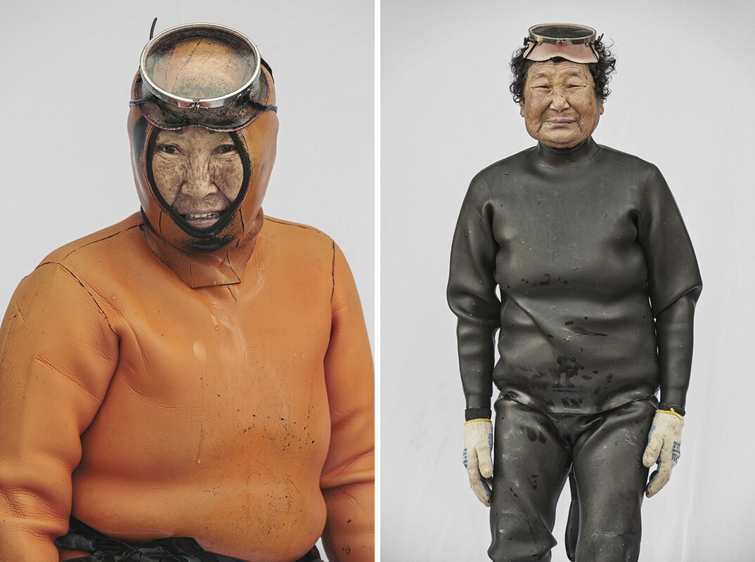 ХэНё: Женщины Моря. "HaeNyeo: Women of the Sea" Фотограф Хён Ким, 2014-2015 год.

