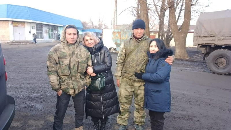 Донбасс. Светлана и Ксения со своими воинами