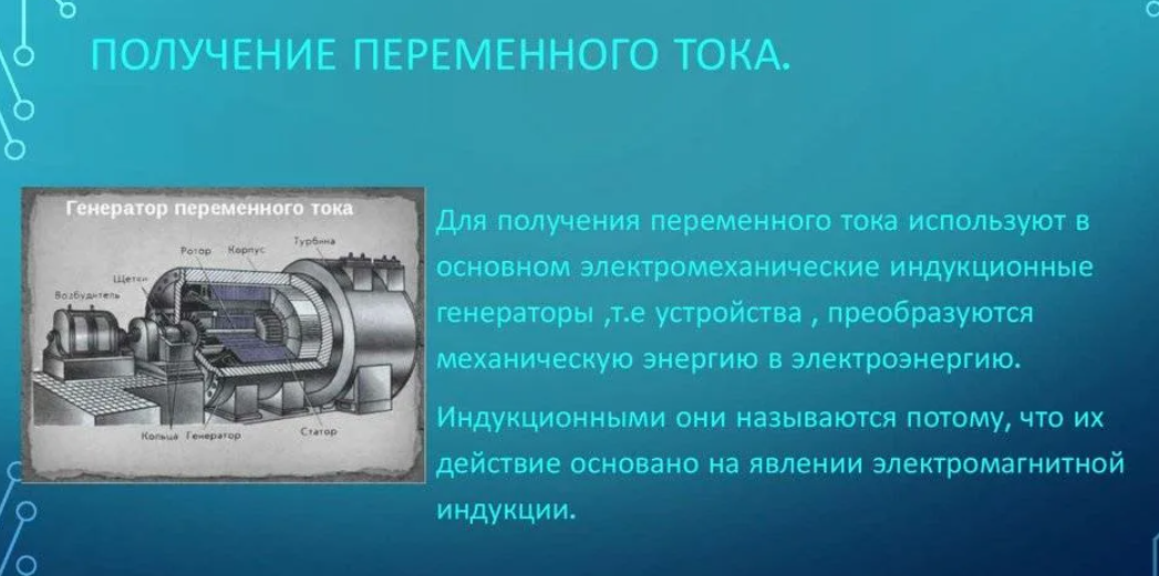 Переменный ток вырабатывают на. Переменный ток получение переменного тока. Способы получения переменного тока. Методы получения переменного тока. Как получить переменный электрический ток.