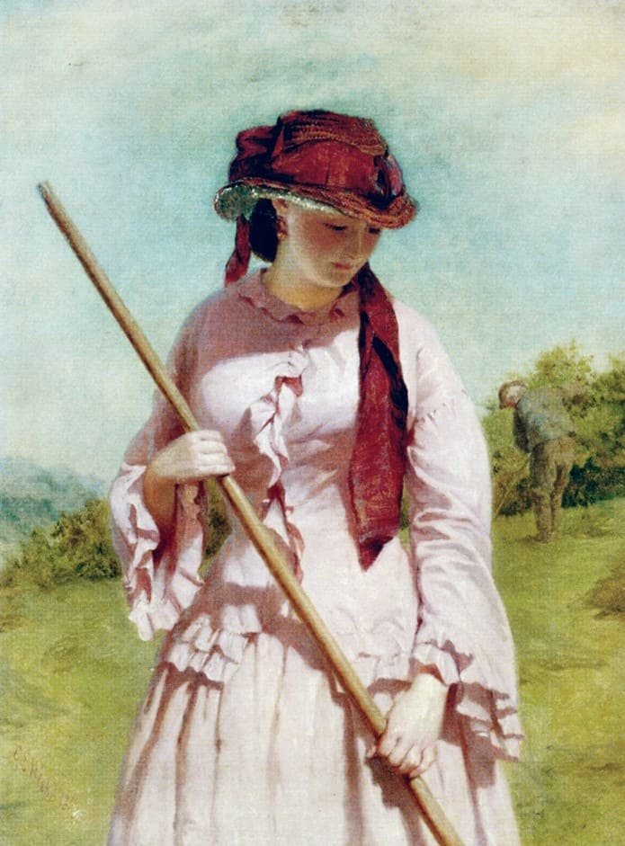   (The Farmers Daughter).     .