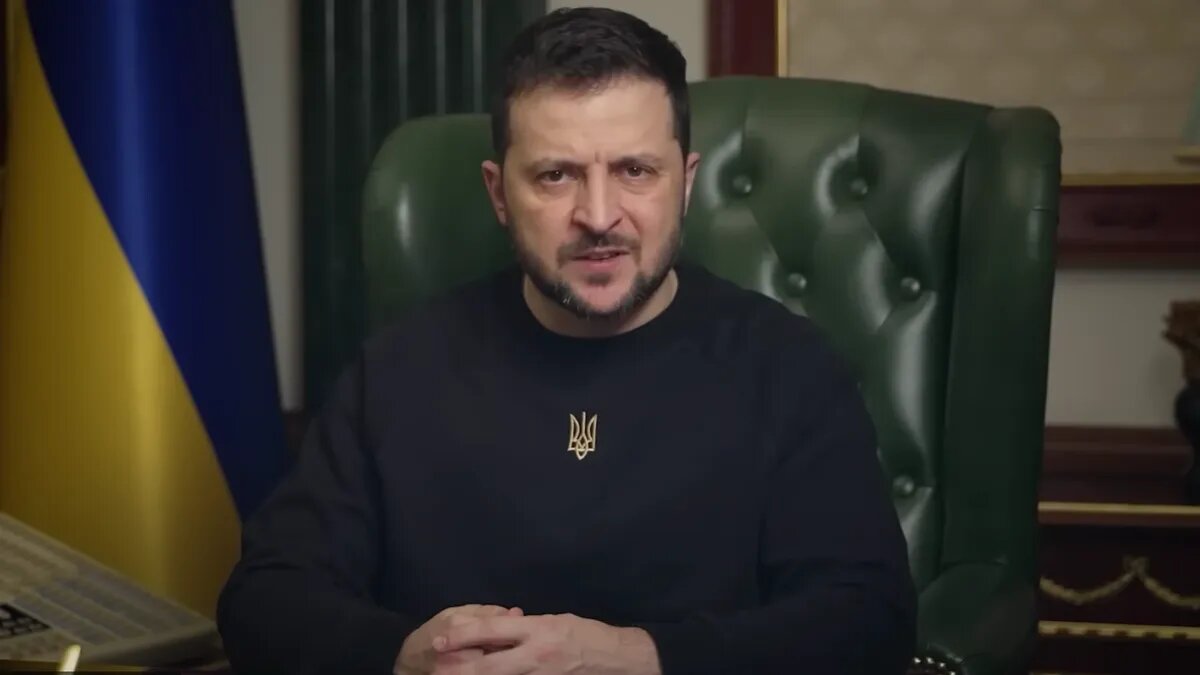 Фото: стоп-кадр из обращения Зеленского