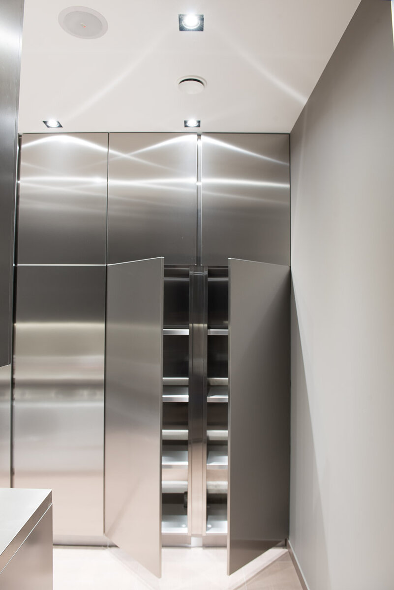 Мебель для постирочной комнаты из нержавеющей стали AWELT