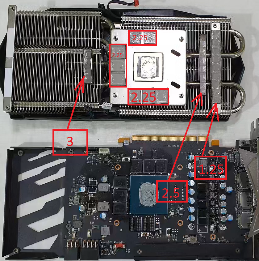 Техноблог: RTX 3060 подборка толщин термопрокладок для большинства ...