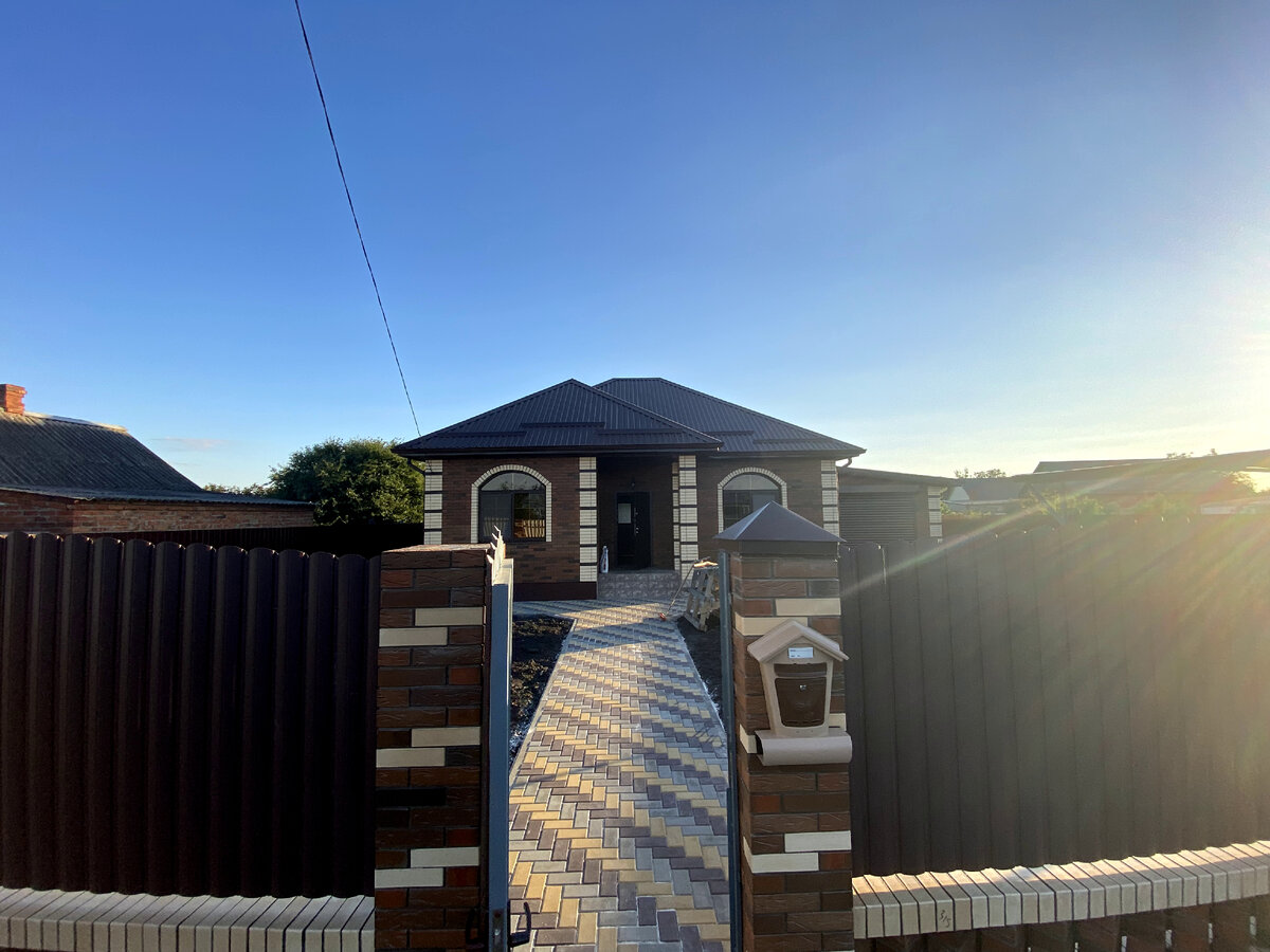 Дом в пригороде Краснодара 