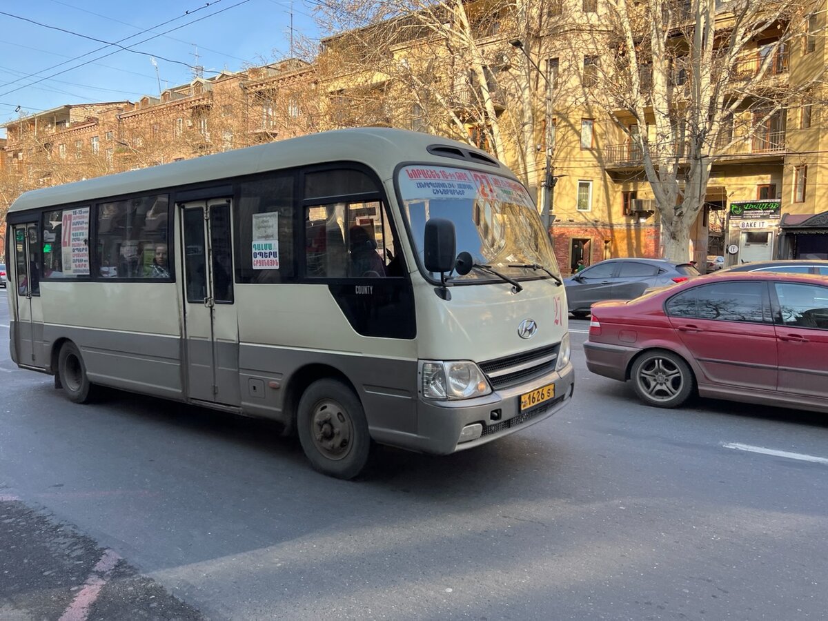 Общественный транспорт в Ереване. Мои впечатления и личный опыт