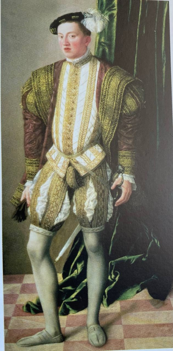 На портрете 1548 года — эрцгерцог Австрийский Фердинанд