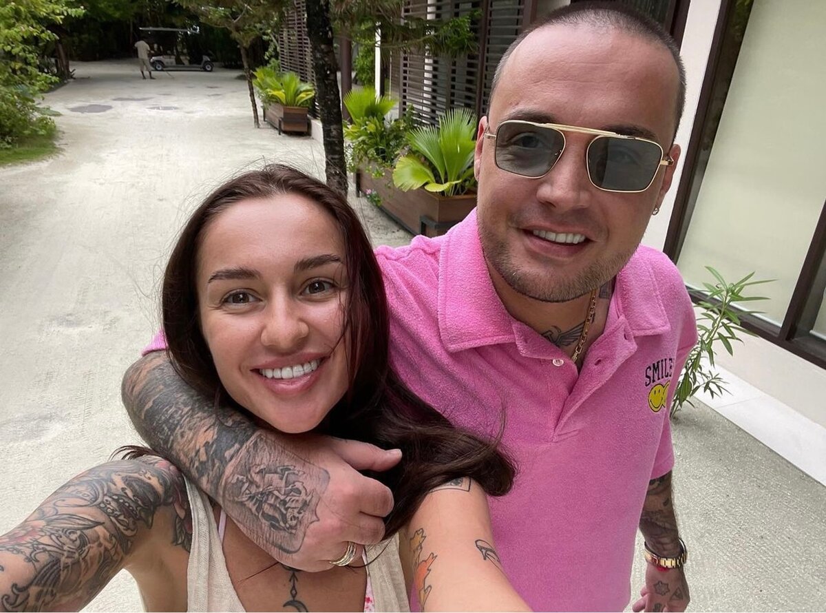    Гуф и Юлия Долматова Фото: Инстаграм (запрещен в РФ)