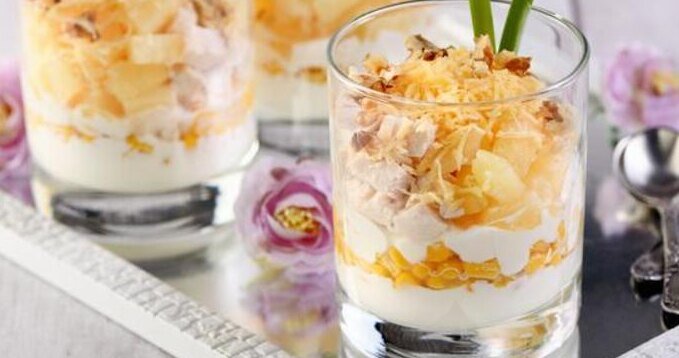     Рецепт сочного куриного салата с ананасами