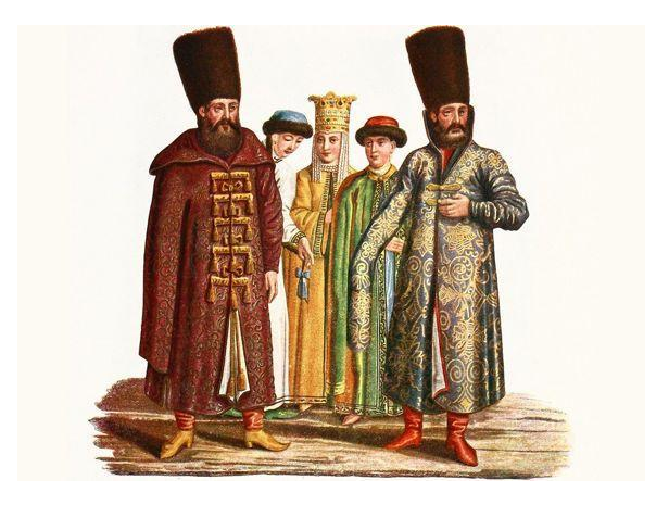 Длинные рукава определяли человека из высших сословий.