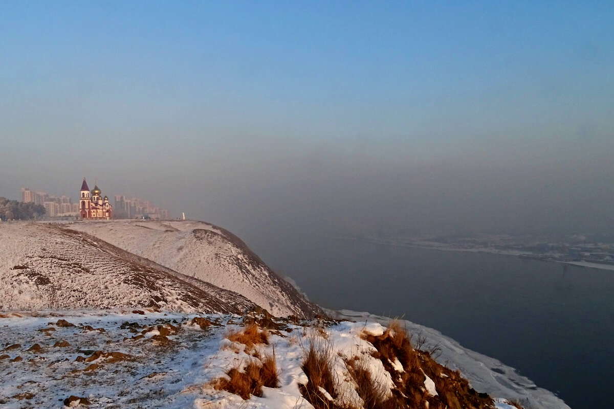 красивый берег красноярск академгородок