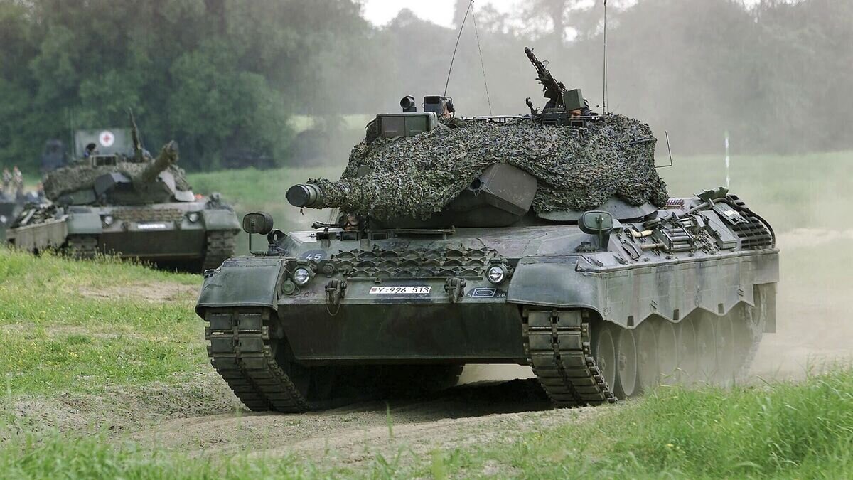    Немецкий танк Leopard 1© AP Photo / Eckehard Schulz