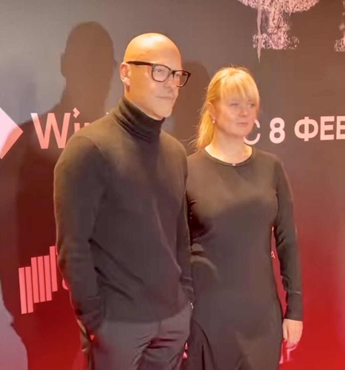 Федор Бондарчук и Анна Михалкова. Фото: скриншот видео из соцсетей. 