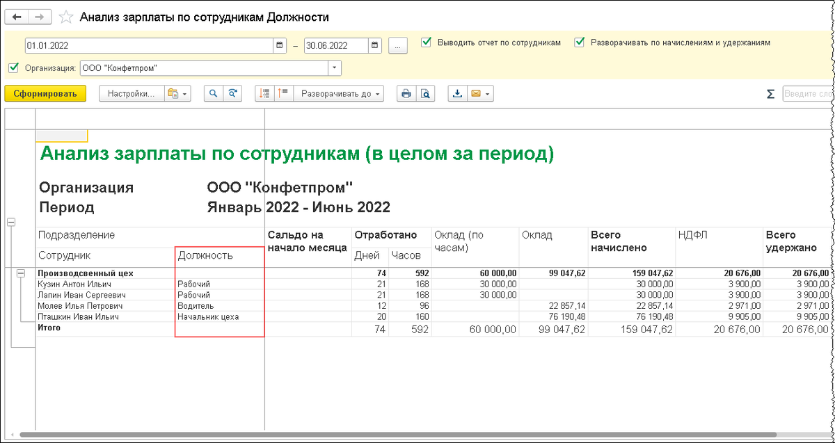 Как в 1С:ЗУП 8 сформировать отчет по зарплате? | Диалог ИТ