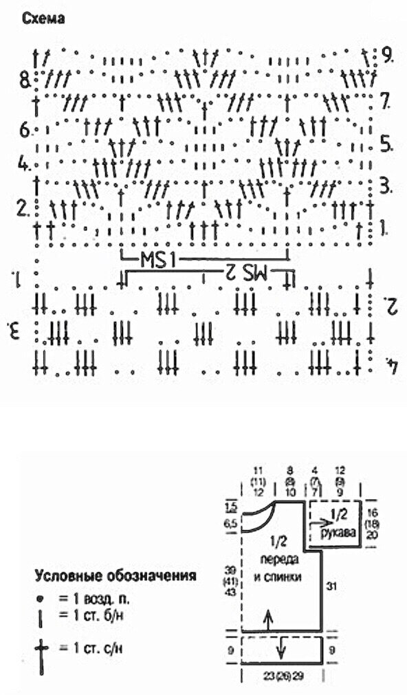 Узор для вязания крючком 