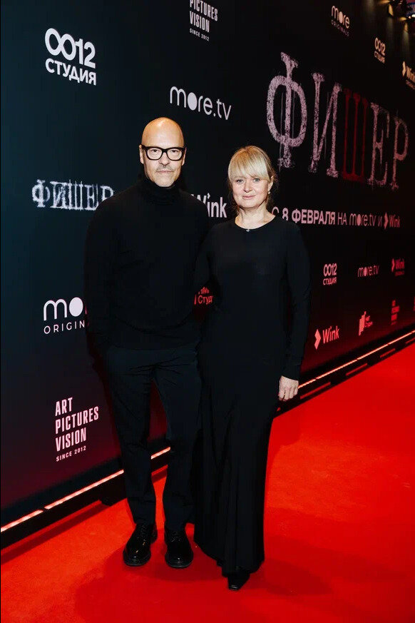    Федор Бондарчук и Анна Михалкова на показе сериала «Фишер». Фото: more.tv