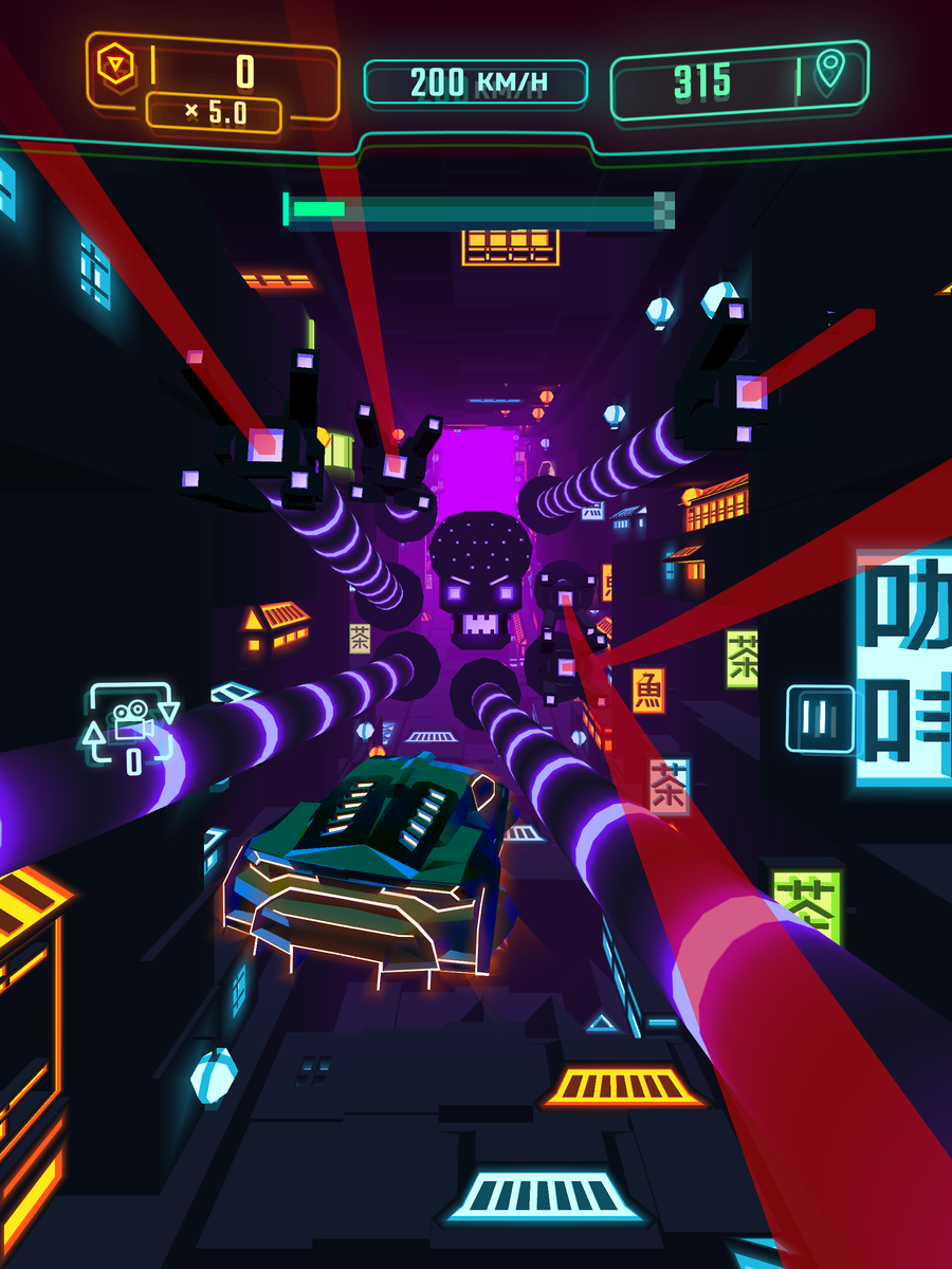 Neon Flytron — неоновые гонки в стиле киберпанк для Android и iOS. | Only  Top Apps | Дзен