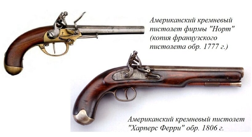 Американские ружья 19 века. Кавалерийские пистолеты Дж. Вашингтона.