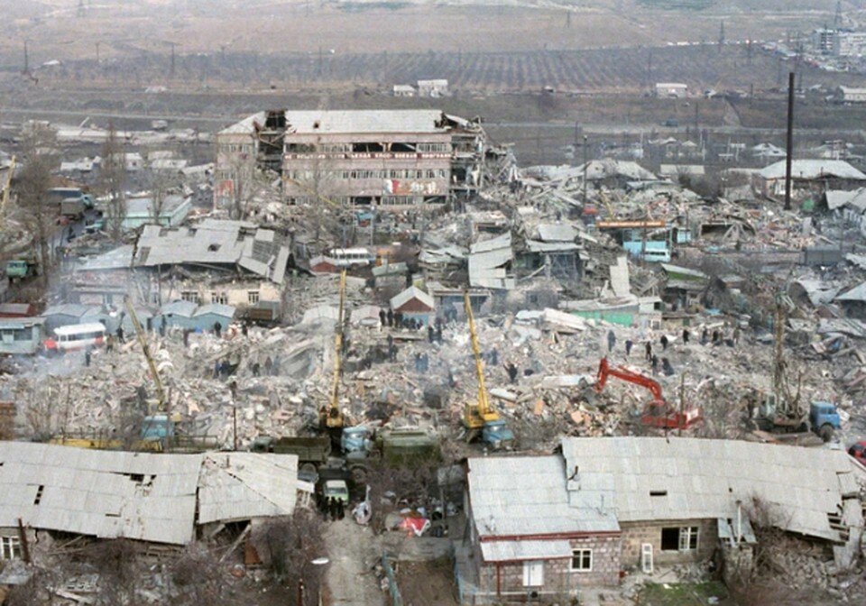     Больше всех пострадал Спитак. Фото Романа Подэрни /Фотохроника ТАСС/