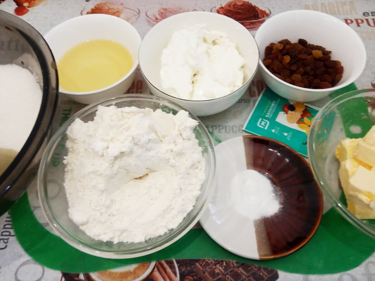 Ингредиенты для приготовления домашнего кекса