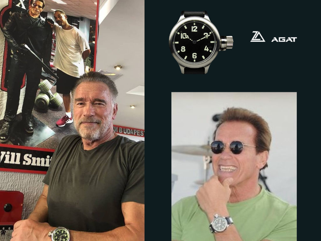 На Арнольде оммаж от Invicta, а рядом - часы ЧС 191, с которых делали оммаж