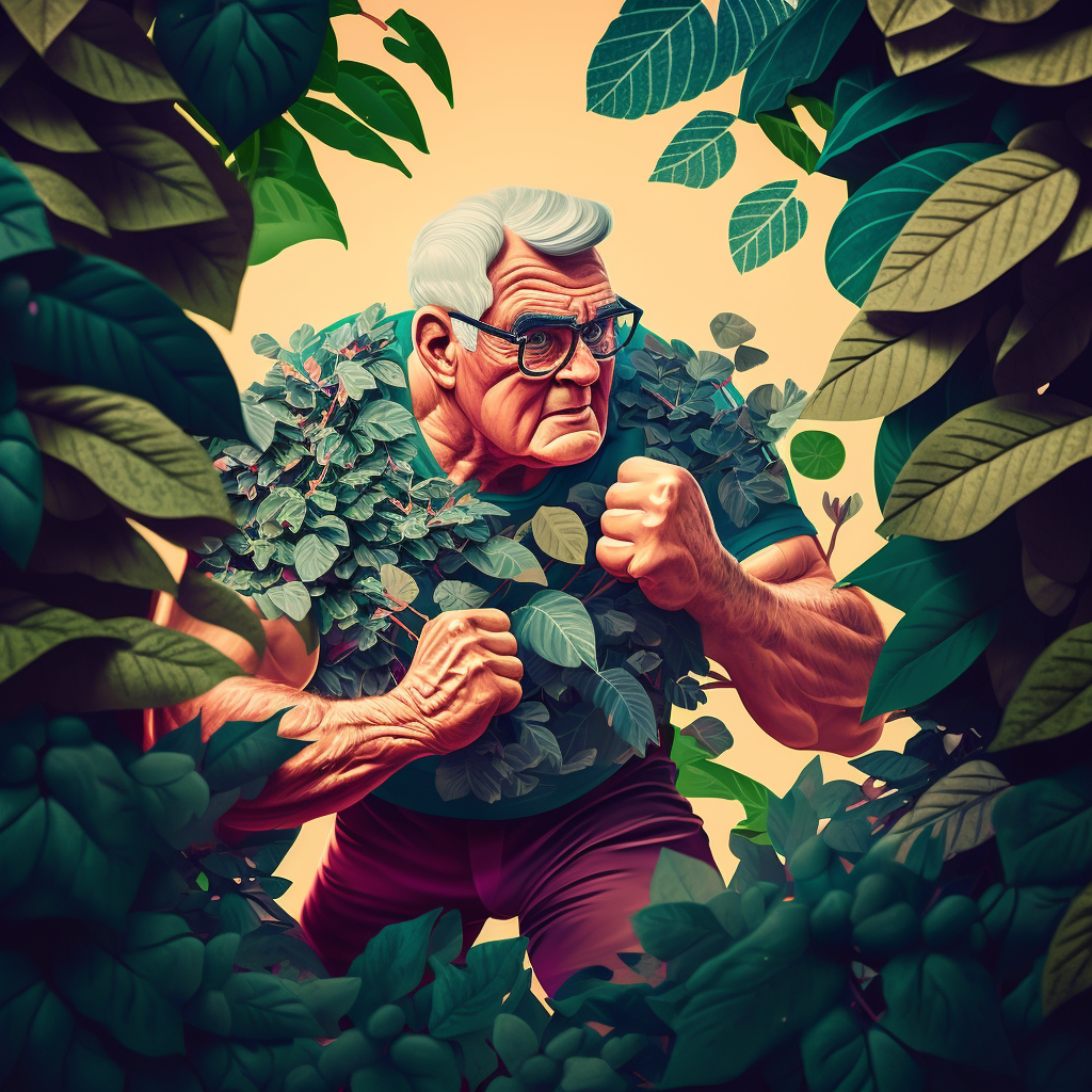 To beat around the bush