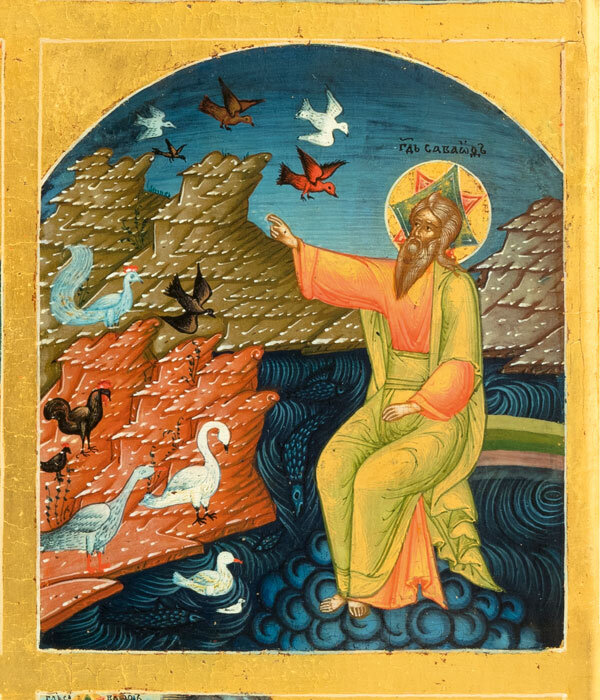 Сотворение мира. Икона.