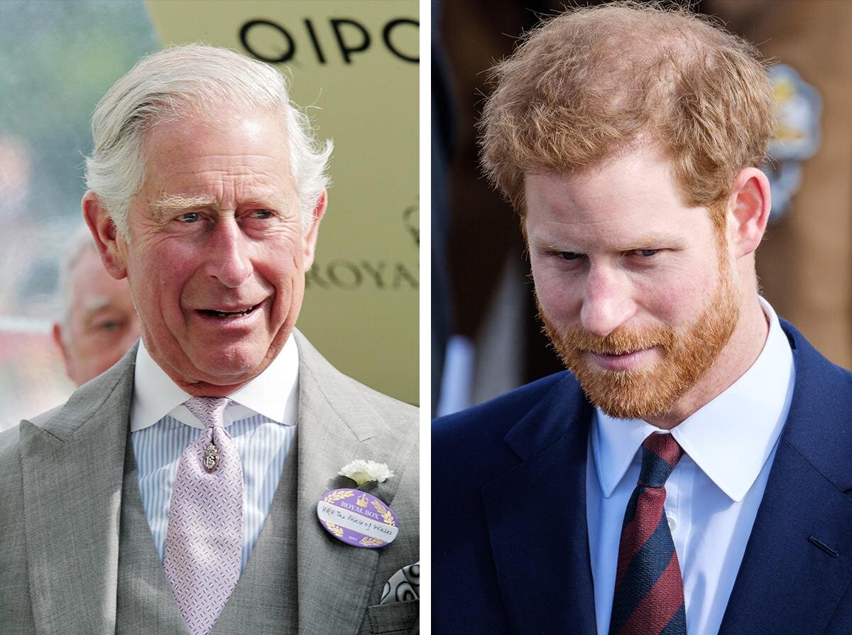    Король Карл III, принц Гарри