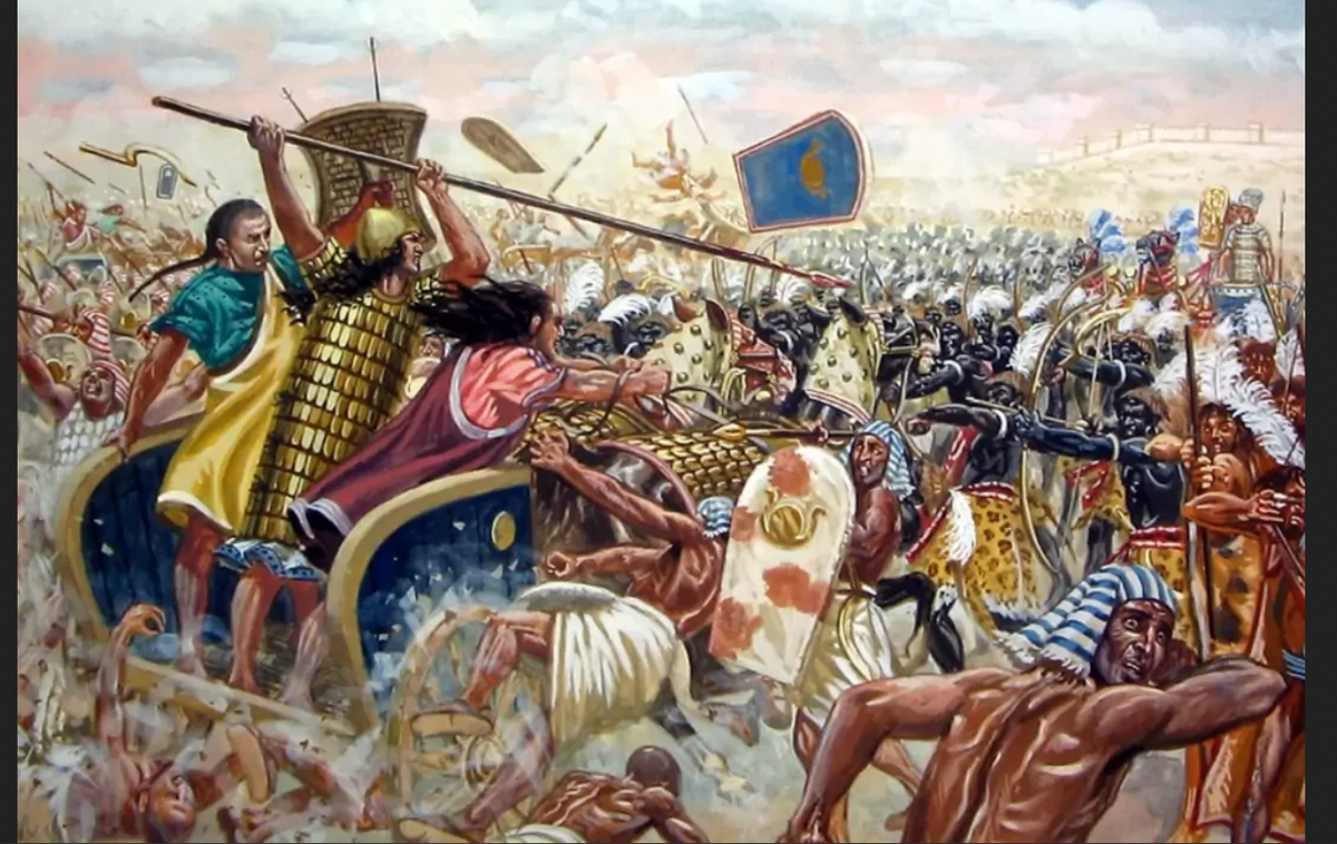  Джузеппе Рава. "Битва при Кадеше"