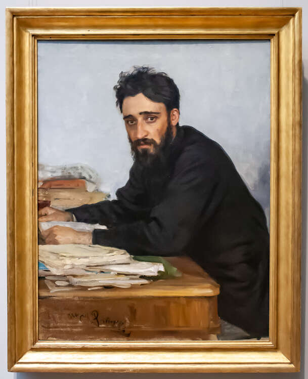 Илья Репин. Портрет Всеволода Михайловича Гаршина.1884