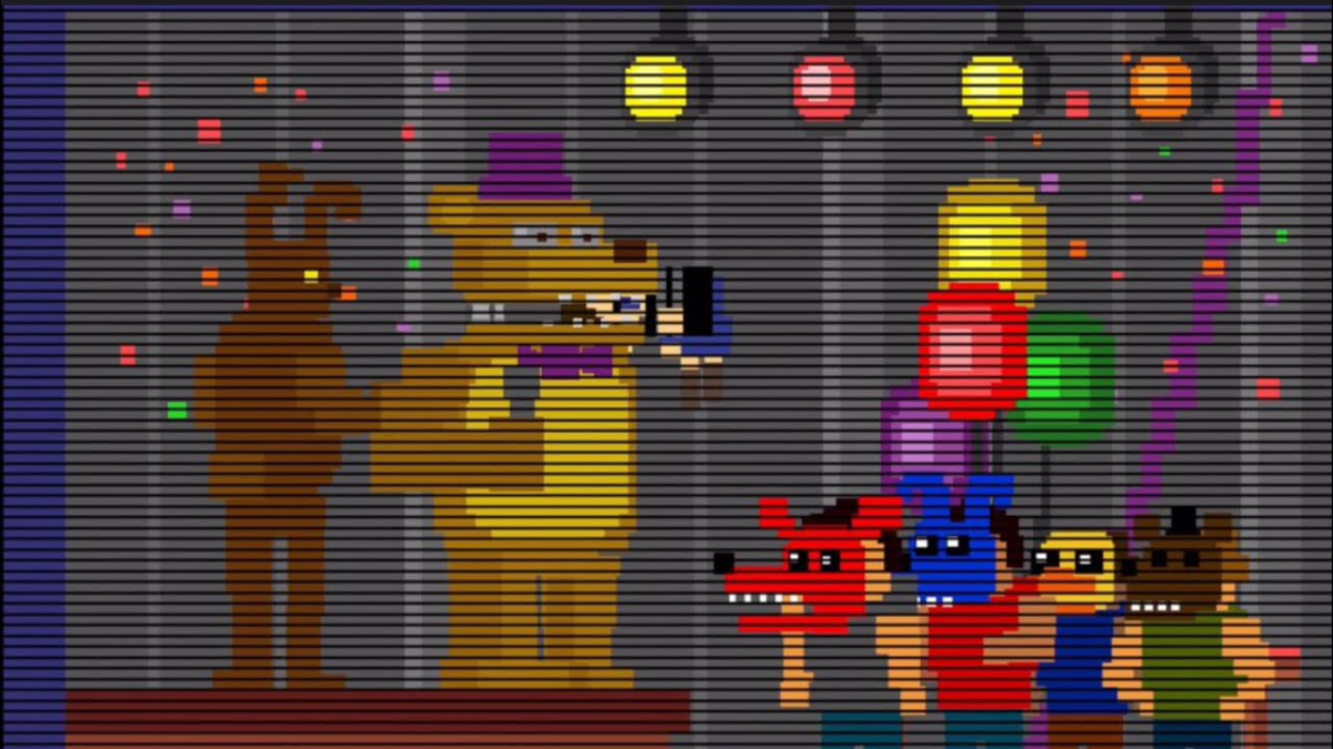 Fnaf play играет во fnaf. Голден Фредди укус 87. Пиццерия Фредди фазбер укус 87. Золотой Фредди укус 87. ФНАФ укус 87 и 83.