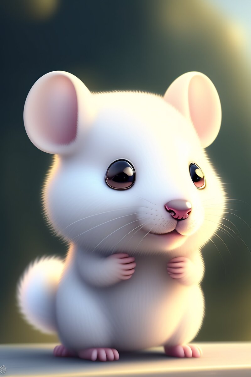 Чебурашка и мышка