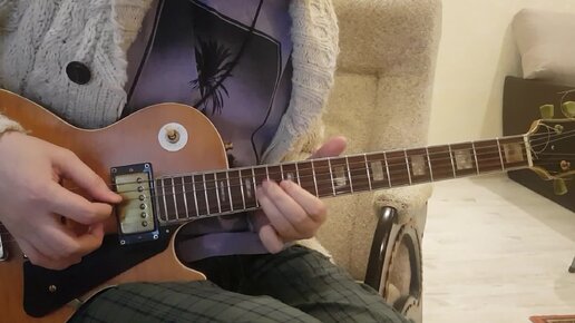 Гари Мур на гитаре которая может сломать палец