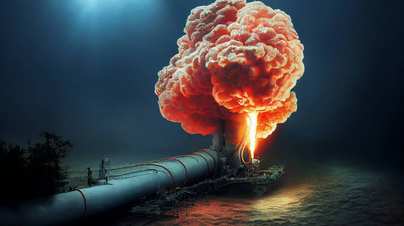 Взрыв трубопроводов