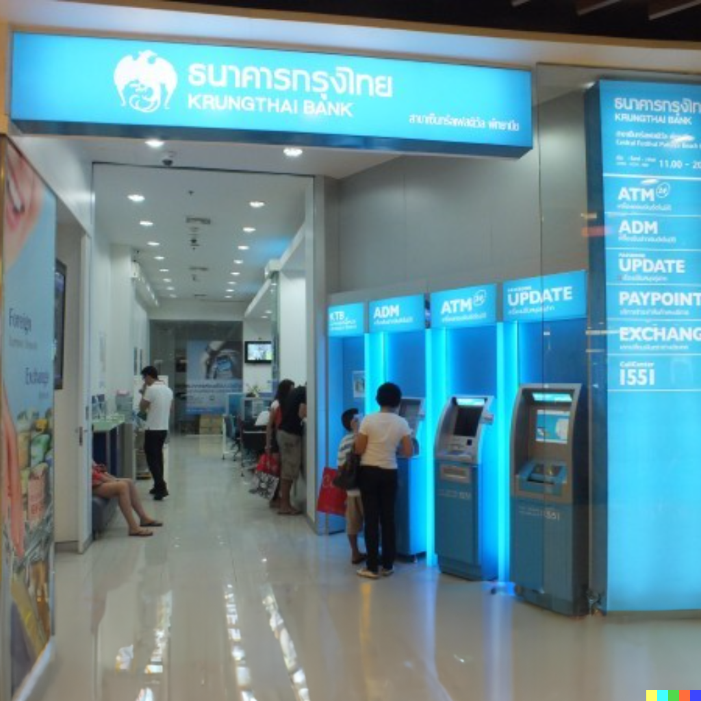 Пример банка в Тайланде.