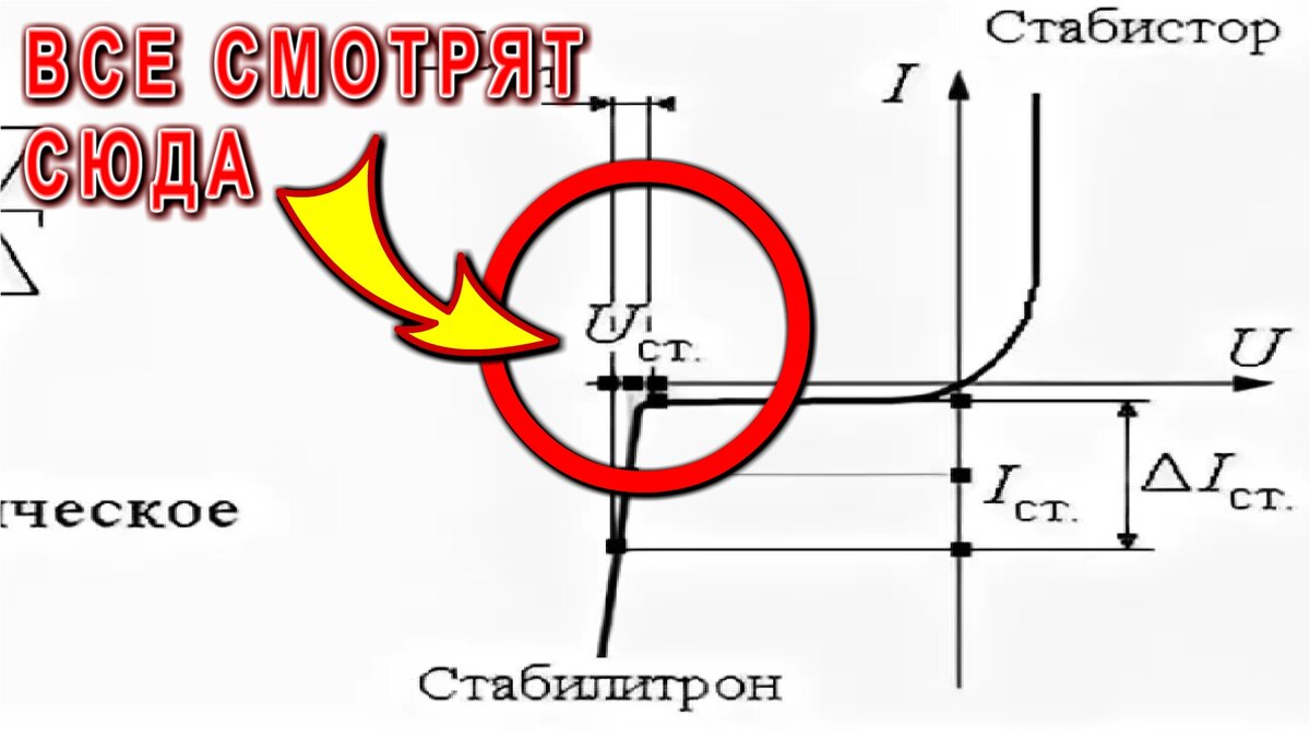 Стабистор на схеме