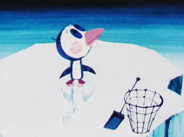 Кадр из сказки о белой льдинке