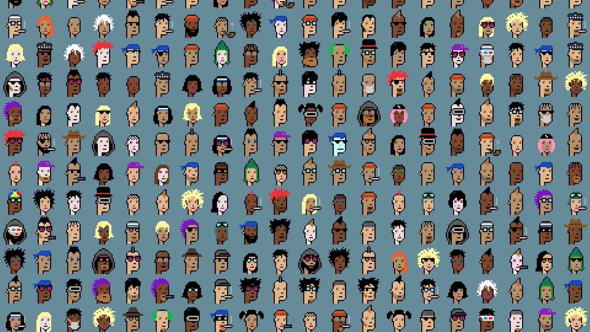 «CryptoPunk»'s — 10 000 восьмибитных картинок с изображением панков, каждый из которых обладает своими уникальными особенностями. Самый дорогой криптопанк (#7523) был продан аукционным домом Sotheby's за $11,8 млн.