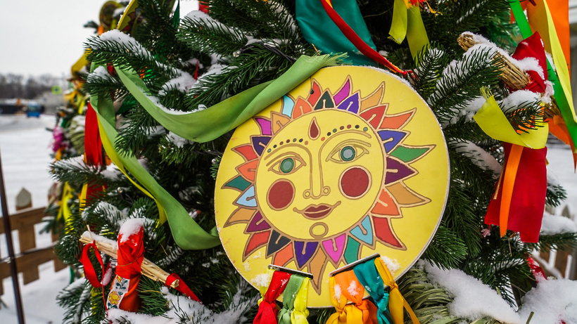    Праздничные конструкции на Масленицу в Москве ©Пресс-служба Городского хозяйство Москвы