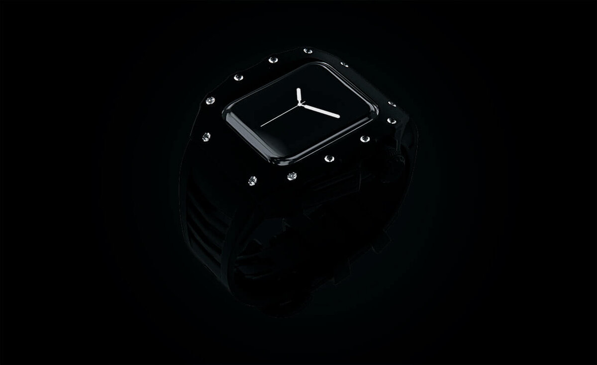    Caviar выпустила «самый чёрный в мире» кейс для Apple Watch за 254 000 рублей