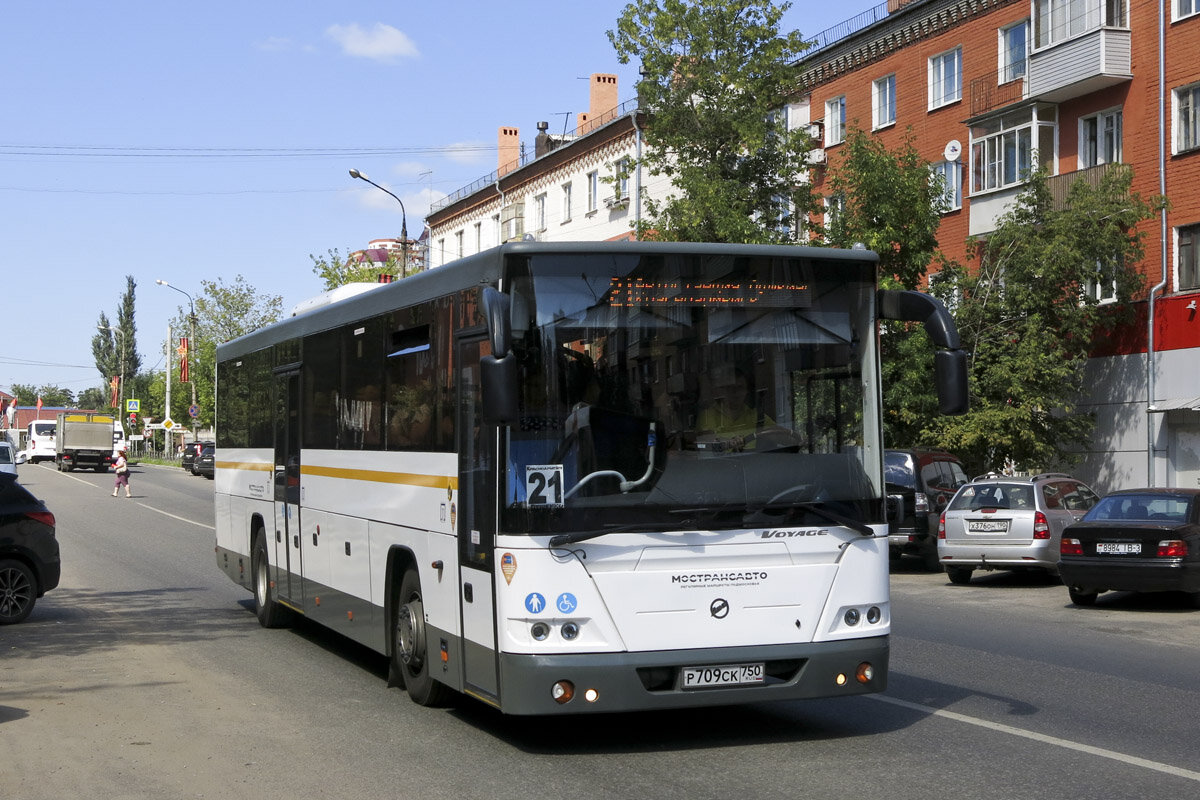 Автобус ЛиАЗ-5250 "Вояж" на маршруте №21 Пушкино-Красноармейск. 