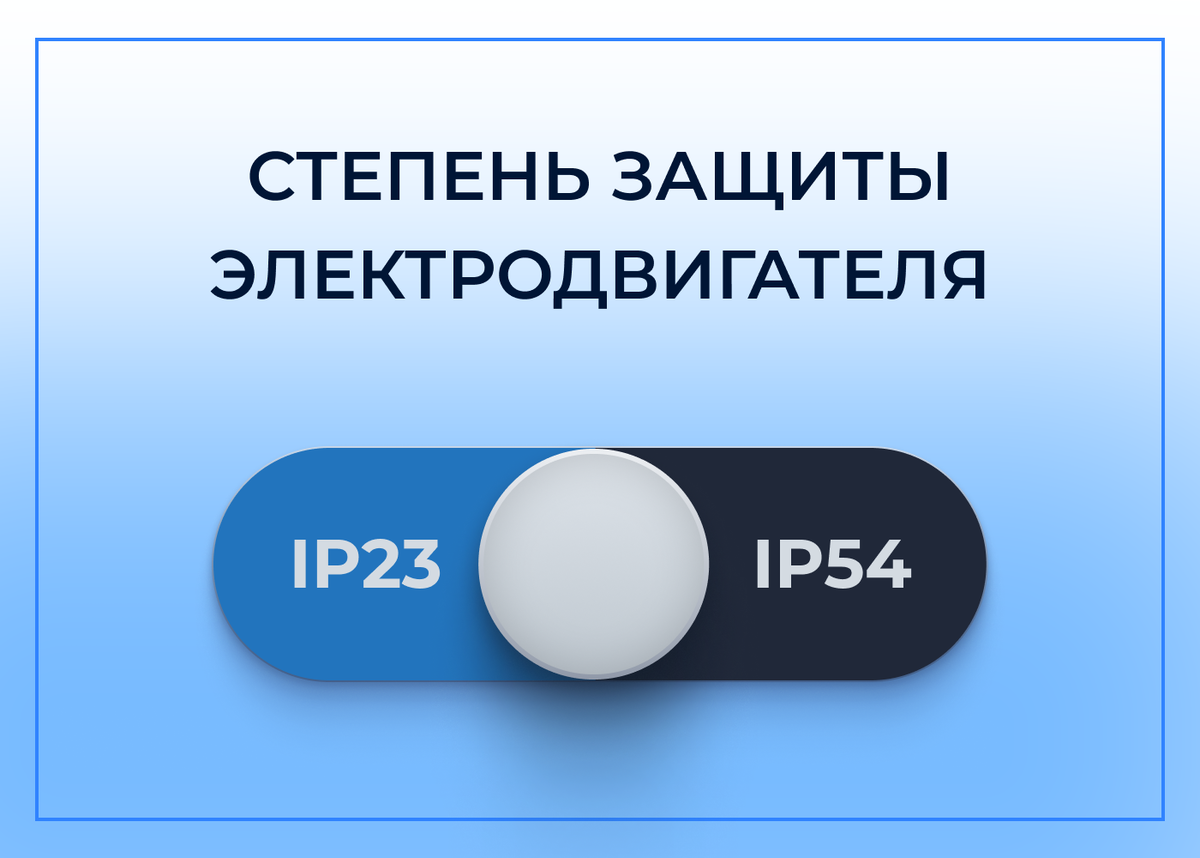 Степень защиты электродвигателя