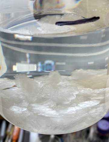 Очищенный ацетат цинка методом перекристаллизации