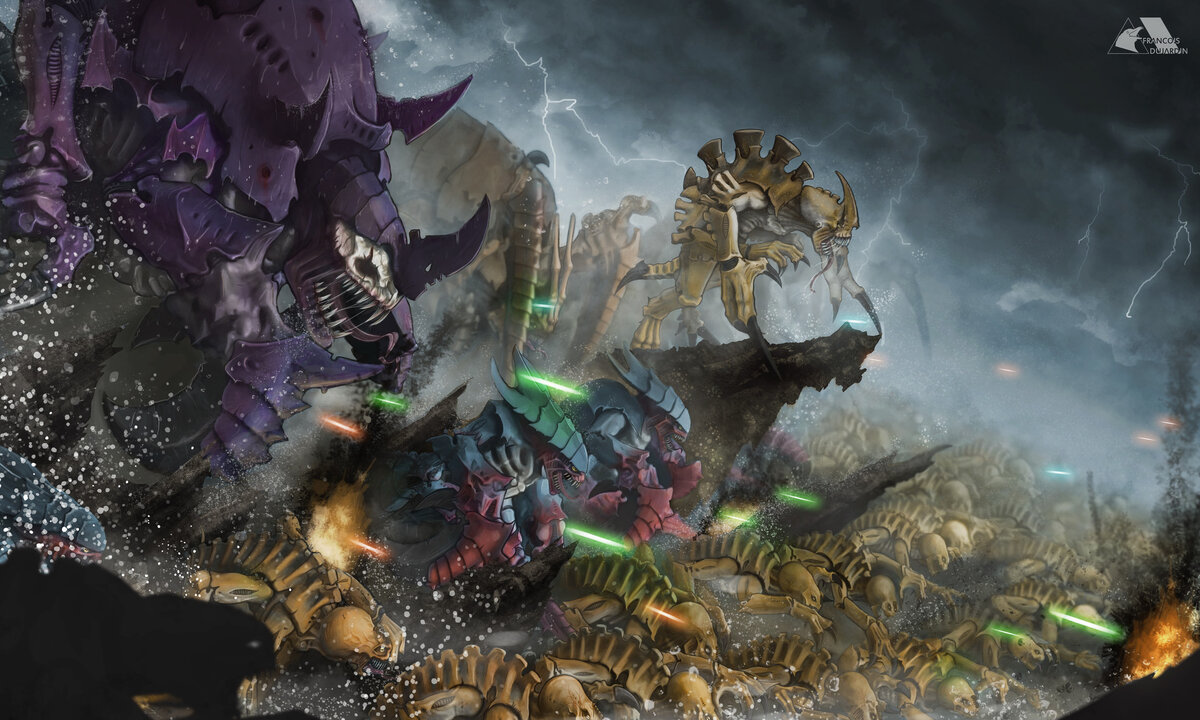 Сложно даже представить, что обычные люди, коими и являются имперские гвардейцы, могут что-то противопоставить такому 🪲