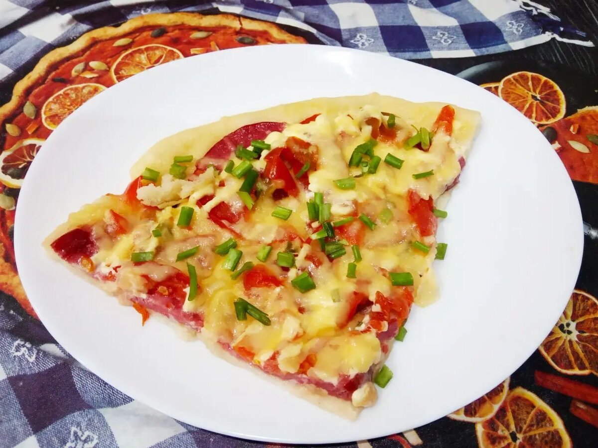 рецепты домашней пиццы с колбасой и сыром фото 43
