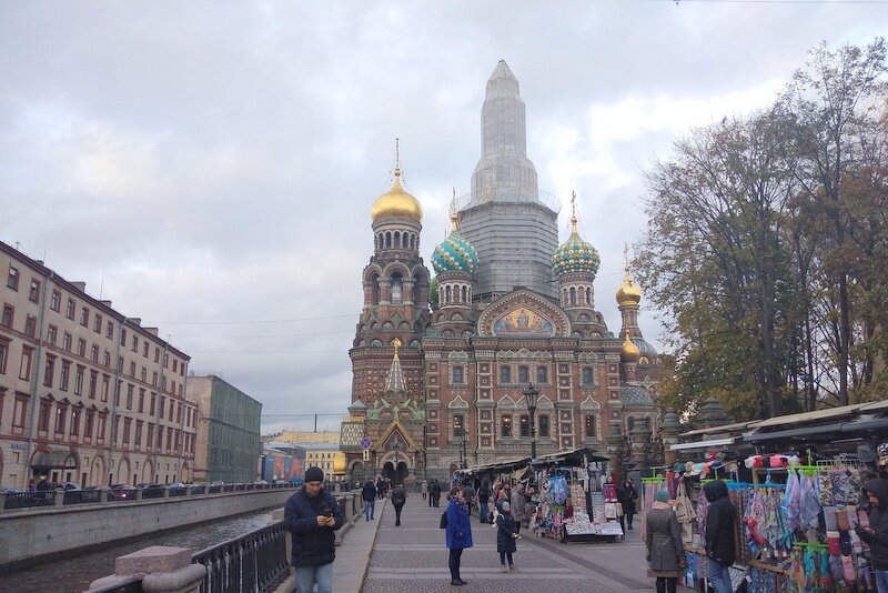 Храм Спаса на Крови́ в Санкт-Петербурге. Фото моё