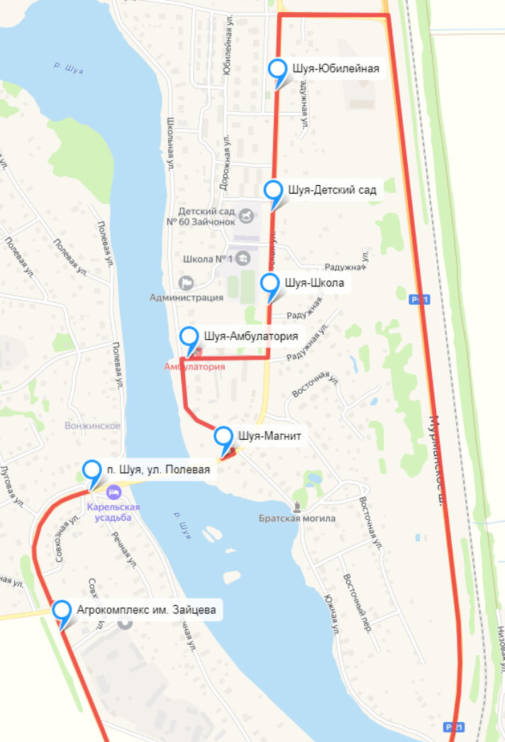    В посёлке Шуя запустят внутренние автобусыГУП РК «Карелавтотранс»