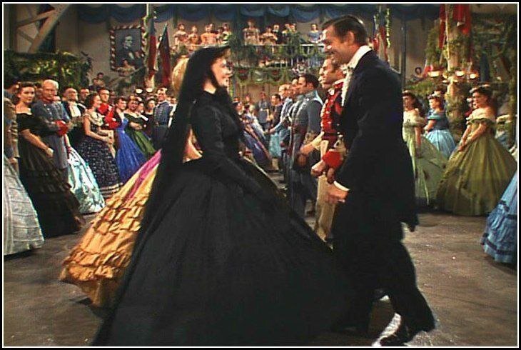 кадр из фильма "Унесенные ветром"