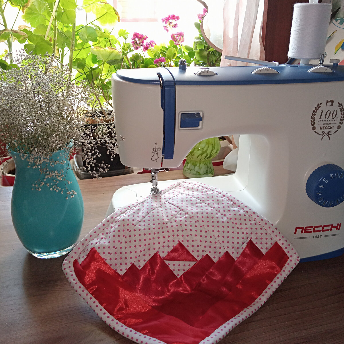 Шью прихватки из лоскутов