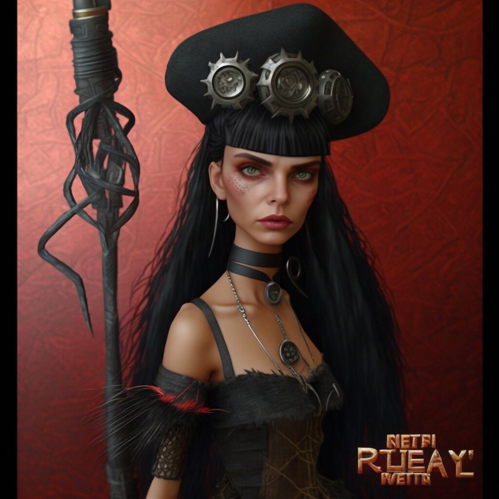 Вот такой образ ведьмы выдала нейросеть