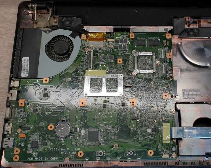 Как разобрать ноутбук k53s ЧИСТКА НОУТБУКА ASUS. Windows-на Дзен. Дзен